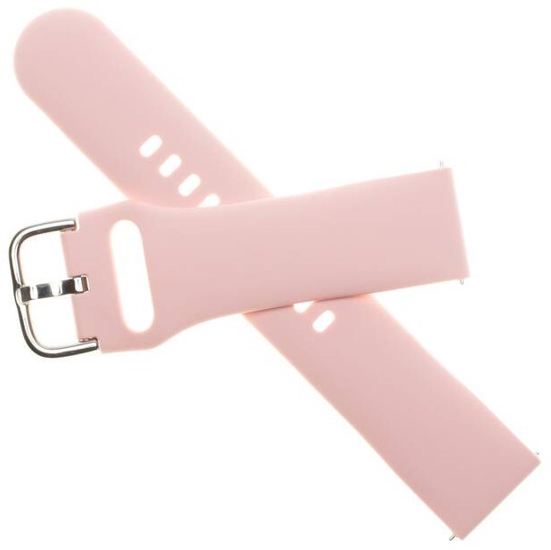 Řemínek FIXED Silicone Strap 20mm na smartwatch růžový Řemínek FIXED Silicone Strap 20mm na smartwatch růžový