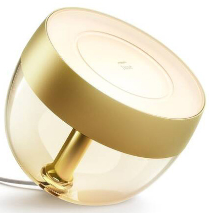 Stolní LED lampička Philips Hue Iris Gold Special Edition zlatá