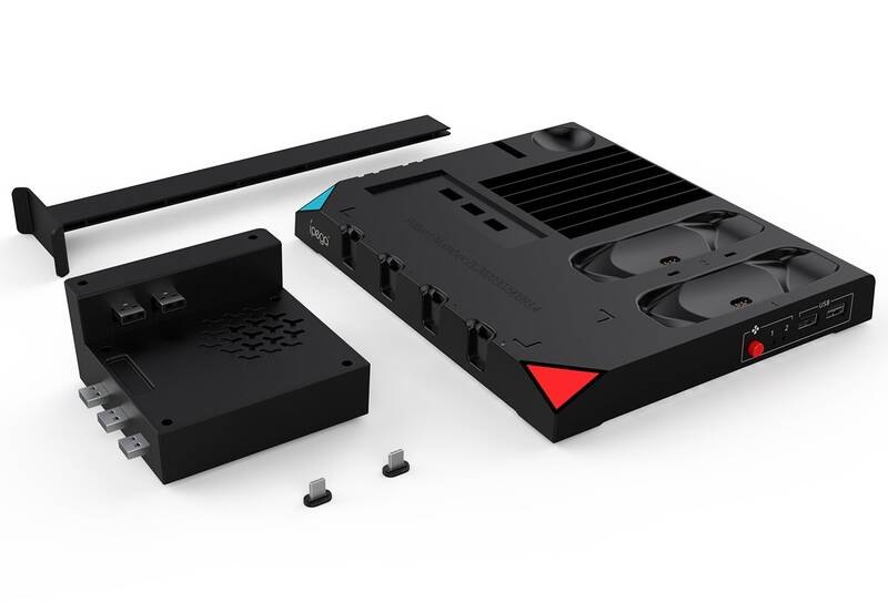 Dokovací stanice iPega SW036 s chlazením pro Nintendo Switch černá Dokovací stanice iPega SW036 s chlazením pro Nintendo Switch černá