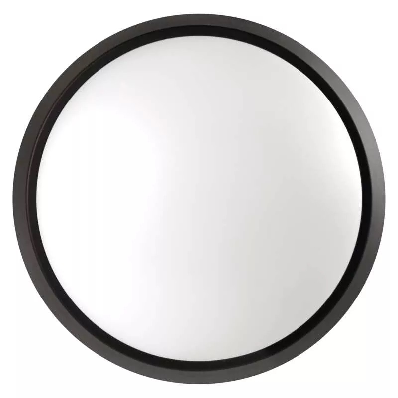 Stropní svítidlo EMOS Zuri, kruh, 14W, teplá bílá černé/bílé