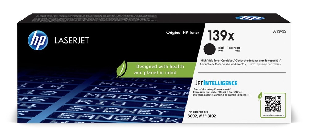 Toner HP 139X, 4 000 stran černý