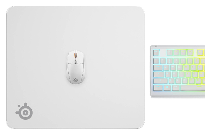 Podložka pod myš SteelSeries QcK L White bílá Podložka pod myš SteelSeries QcK L White bílá