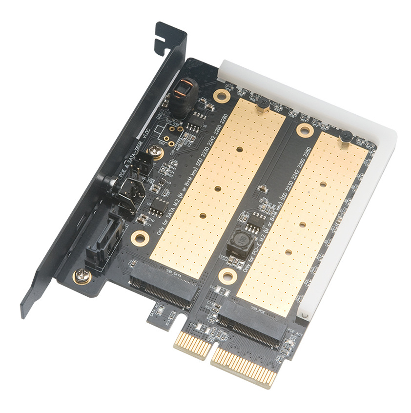 AKASA M.2 PCIe SSD and M.2 SATA SSD podporuje standardní délky M.2 disků 2230, 2242, 2260, 2280 a 22110