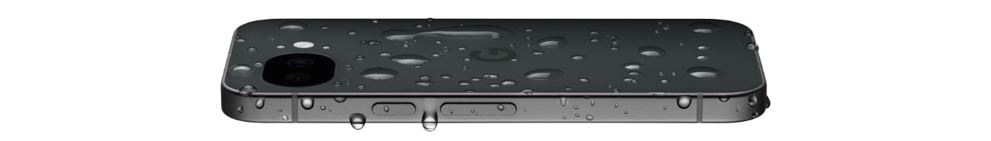 Kapky vody na smartphone Google Pixel 10a