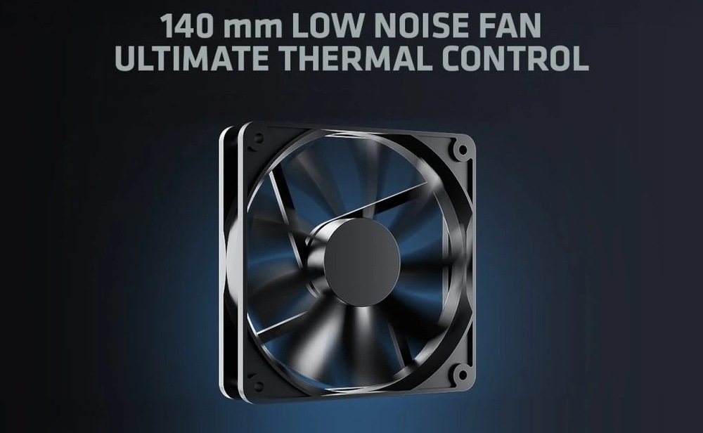 Zdroj Evolveo G750 White 750W 80+ Gold, ATX 3.1 bílý Evolveo G750 80+ Gold se spoléhá na 140mm ventilátor