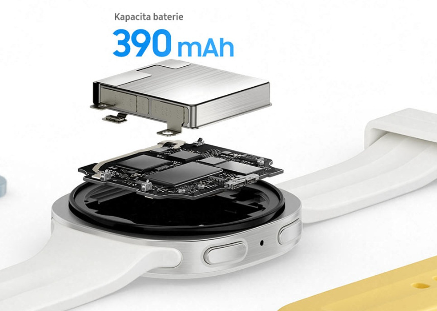 Samsung Galaxy Watch9 nabízí baterii o kapacitě 390 mAh