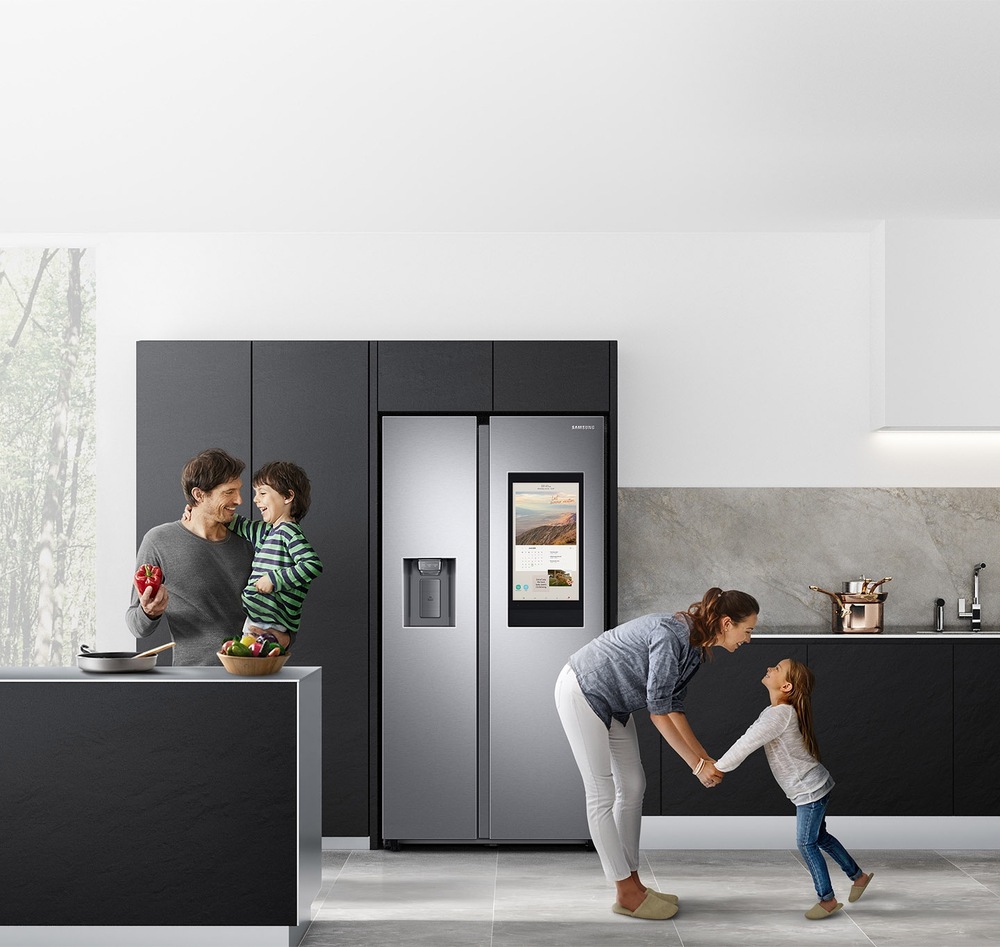 Americká lednice Samsung RS6HA8891SL/EF, Family Hub stříbrná Americká lednice Samsung RS6HA8891SL/EF, Family Hub stříbrná