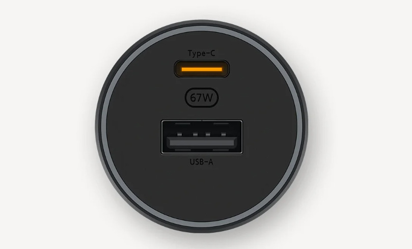 Adaptér do auta Xiaomi 67W, USB + USB-C černý Adaptér do auta Xiaomi 67W, USB + USB-C černý