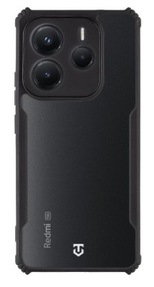 Kryt na mobil Tactical Quantum Stealth na Xiaomi Redmi Note 14 5G černý/průhledný