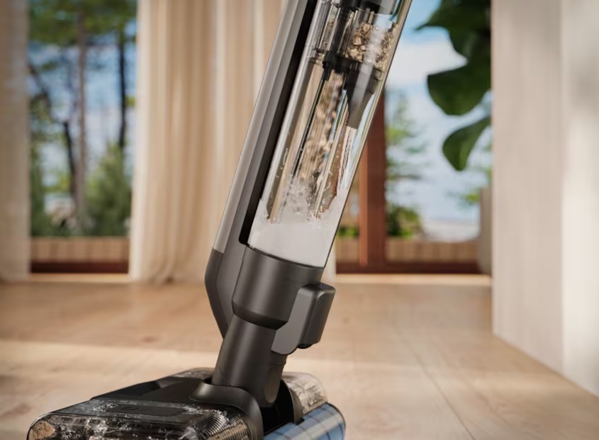 Tyčový vysavač Electrolux 800 Wet&Dry EW82U2DB 3v1 modrý Integrovaná nádržka na vodu vysavače Vysavač Electrolux EW82U2DB série 800 Ultimate Wet&Dry 3v1, která separuje čistou vodu od nečistot.