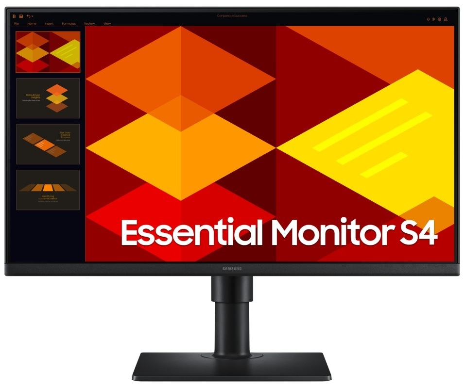 Full HD monitor Samsung Essential S4, černá barva