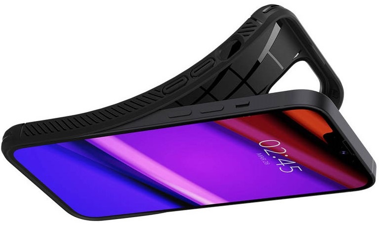 Kryt na mobil Spigen Rugged Armor na Apple iPhone 13 mini černý Kryt na mobil Spigen Rugged Armor na Apple iPhone 13 mini černý