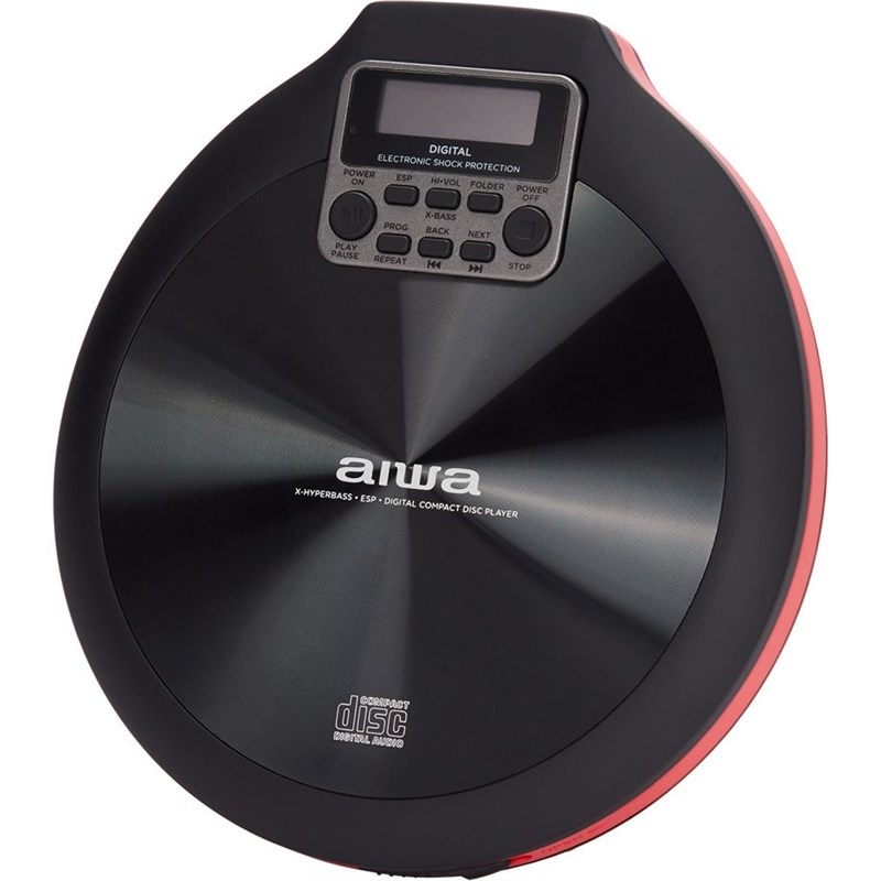 Discman AIWA PCD-810 černý/červený