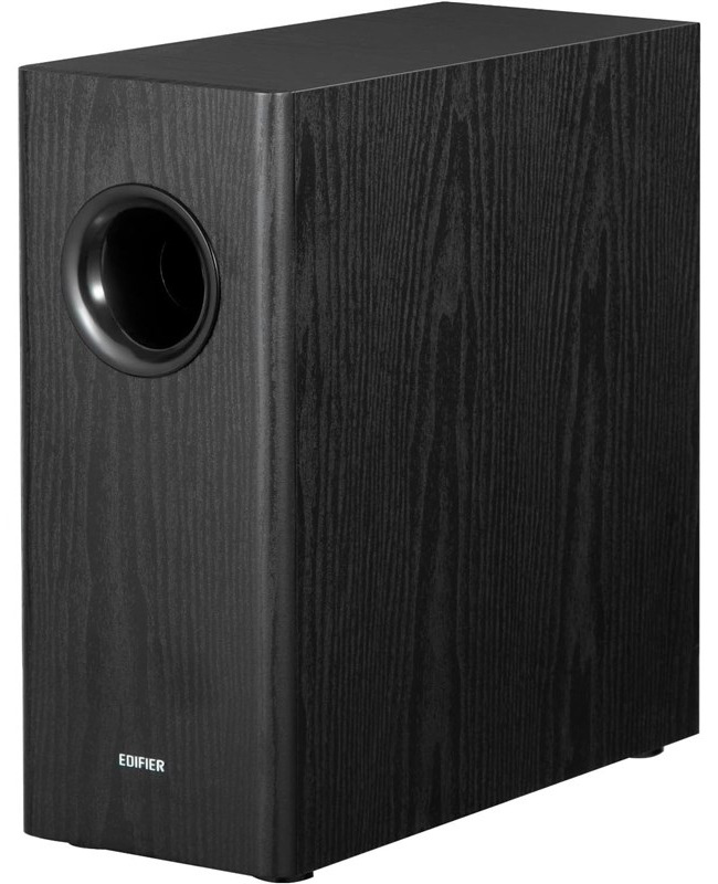 Subwoofer Edifier T5s s hlubokými a vyváženými basy, černá barva