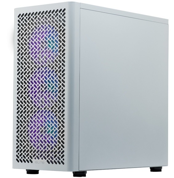 Case Cooler Master Elite 502 ARGB bílá Detail obrázku PC skříně.