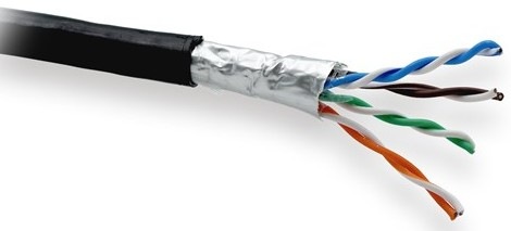 Celoměděný kabel Lynx FTP Cat5e pro datové a LAN sítě