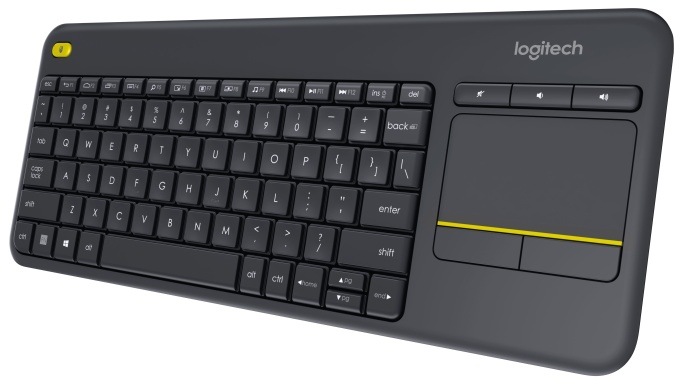 Klávesnice Logitech Wireless K400 Plus, CZ/SK černá