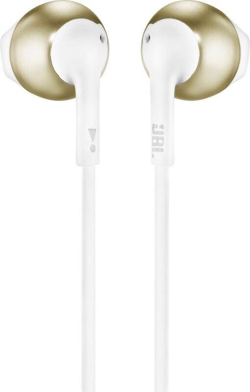 Sluchátka JBL T205 - champagne gold