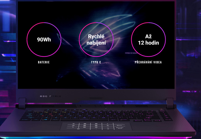 Notebook Asus ROG Strix G15 šedý
