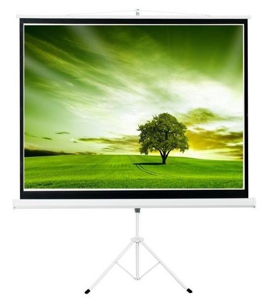 Plátno Aveli stativ 175x131 cm 86" bílé