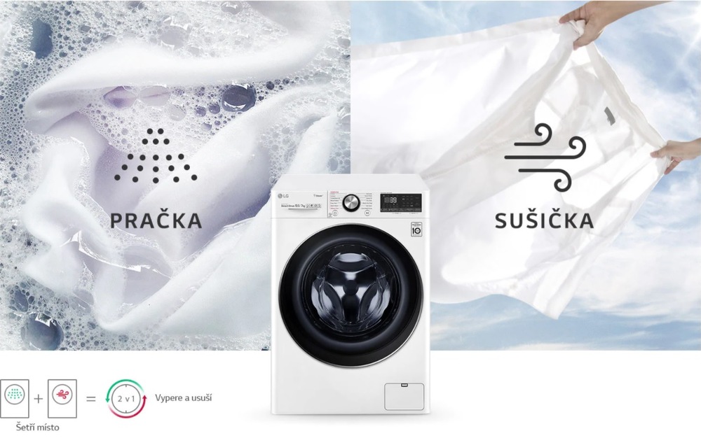 Pračka se sušičkou LG FCR5A85WS bílá prackosusicka_lg