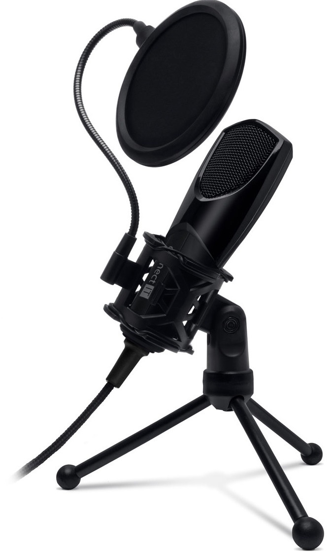 Mikrofon Connect IT YouMic s POP filtrem, USB černý