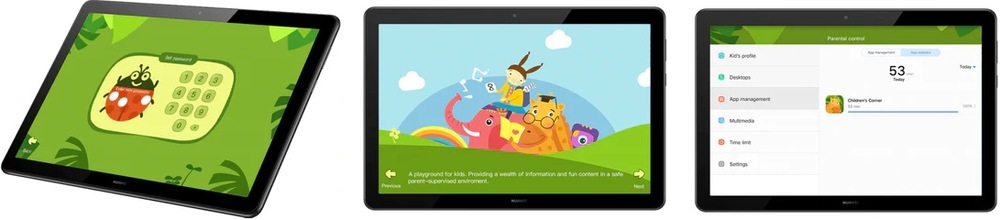 Dotykový tablet Huawei MediaPad T5 10 16 GB Wi-Fi černý Huawei MediaPad T5 10