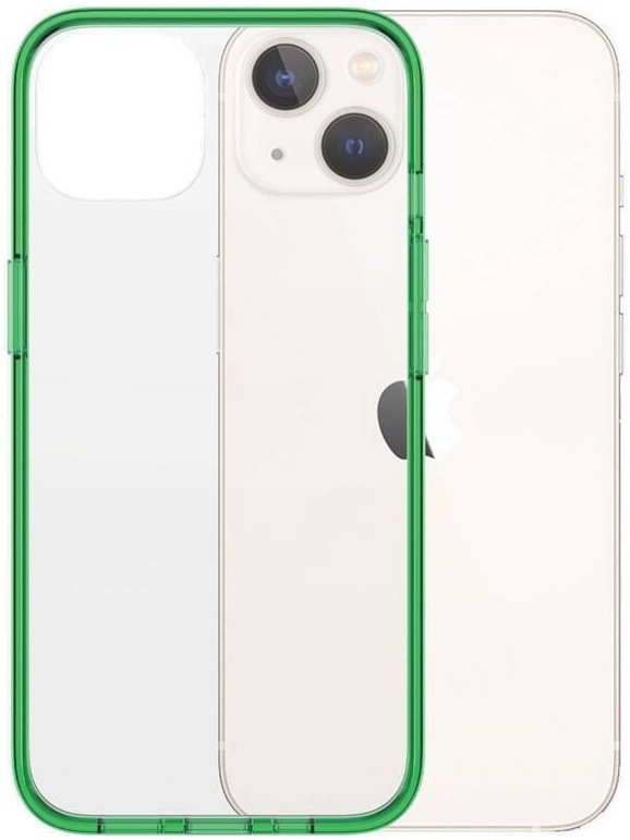 Kryt na mobil PanzerGlass ClearCaseColor na Apple iPhone 13 zelený/průhledný