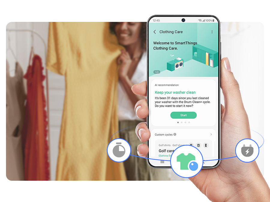 Pračka se sušičkou Samsung WD90DG6G94BKU4 bílá Pračka/sušička Samsung WD90DG6G94BKU4