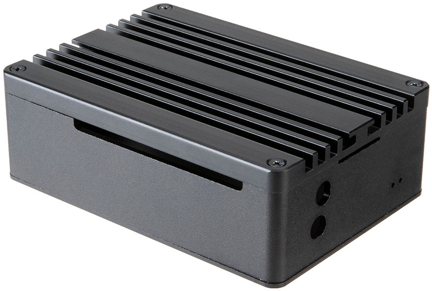 Case AKASA Pi 4 Pro Extended Aluminium case with Thermal Modules for Raspberry Pi 4 Model B černá AKASA Pi 4 Pro Extended zachovává přístup ke všem I/O prvkům Raspberry Pi 4, včetně konektorů pro HDMI, Ethernet, USB, GPIO, microSD kartu a dalších. Všechny porty jsou přesně vyříznuté pro snadné připojení bez nutnosti demontáže krytu, což zjednodušuje manipulaci i správu.