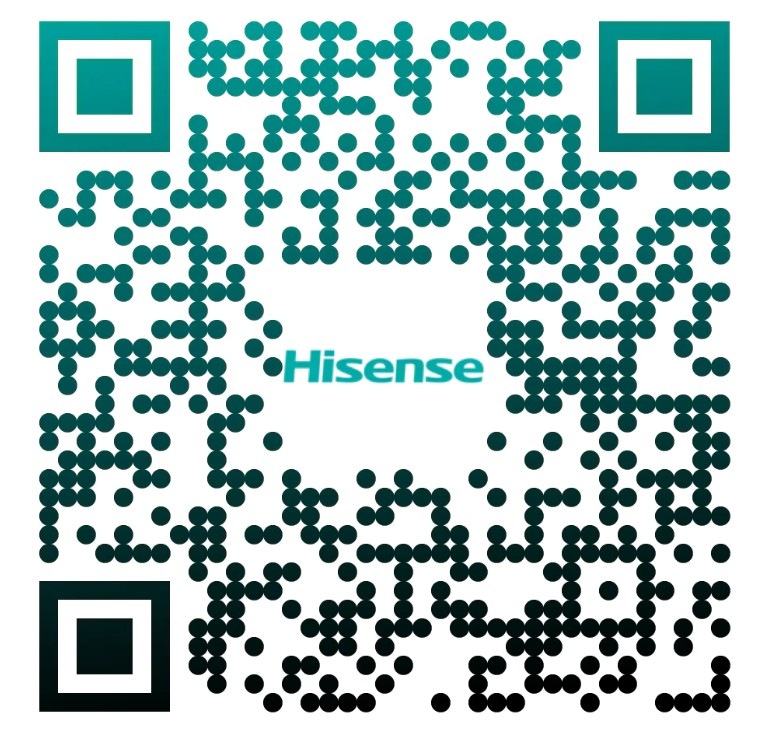 QR kód pro zobrazení televize Hisense 136MX ve vaší domácnosti.