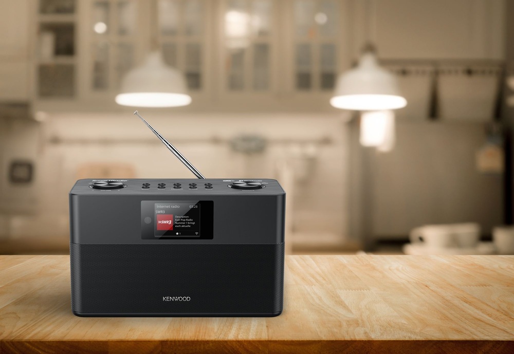 Internetový radiopřijímač s DAB+ KENWOOD CR-ST100S černý Internetový radiopřijímač s DAB+ KENWOOD CR-ST100S černý