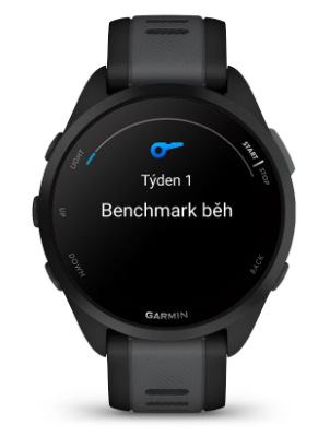 Chytré hodinky Garmin Forerunner 165 Music - Black / Slate Grey