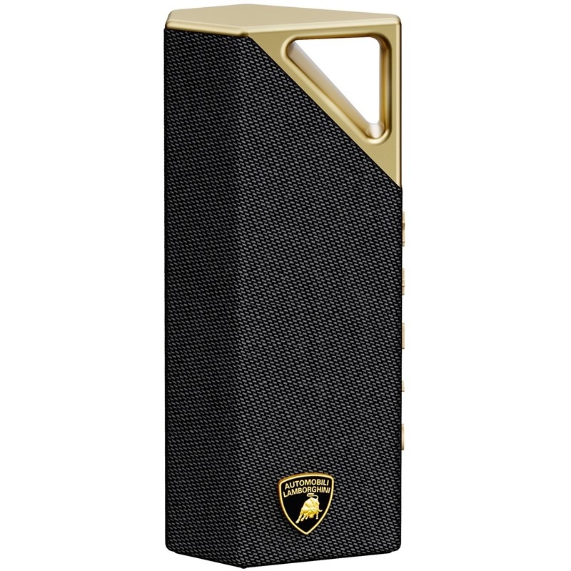 Přenosný reproduktor BUGANi Brief Lamborghini černý/zlatý