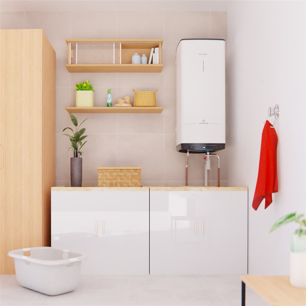 Ohřívač vody Ariston QUADRIS 150 WIFI FR EU bílý Ohřívač vody Ariston QUADRIS 150 WIFI FR EU bílý
