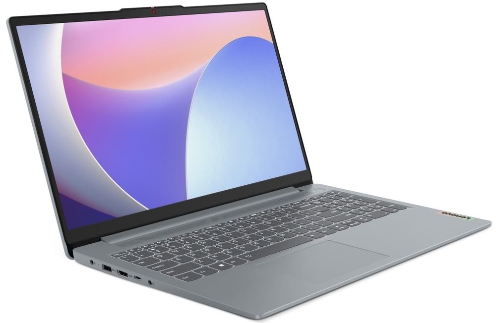 Notebook Lenovo IdeaPad Slim 3 15IAN8 + Microsoft 365 pro jednotlivce šedý Notebook Lenovo IdeaPad Slim 3 15IAN8 zadní pohled na šedé provedení a konektory