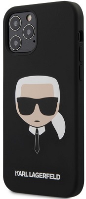 Karl Lagerfeld Head pro Apple iPhone 12/12 Pro, černá