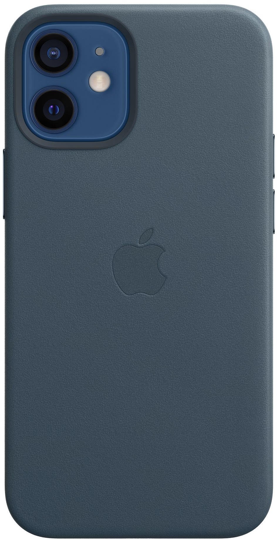 Kryt na mobil Apple Leather Case s MagSafe pro iPhone 12 mini - baltsky modrý