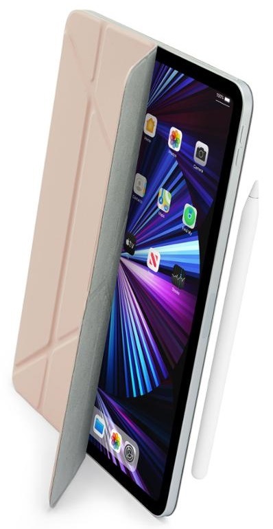 Pouzdro na tablet Pipetto Origami Folio na Apple iPad Pro 11“ (2021/2020/2018)/ iPad Air 10.9“ (2020) růžové