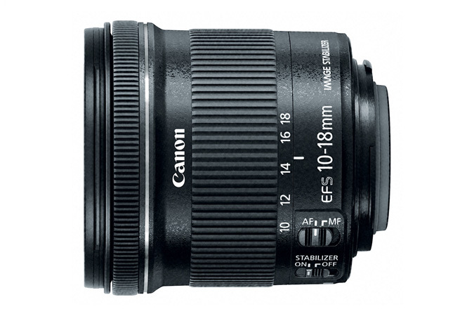 Objektiv Canon EF-S 10-18 mm f/4.5-5.6 IS STM černý Objektiv Canon EF-S 10-18 mm f/4.5-5.6 IS STM černý