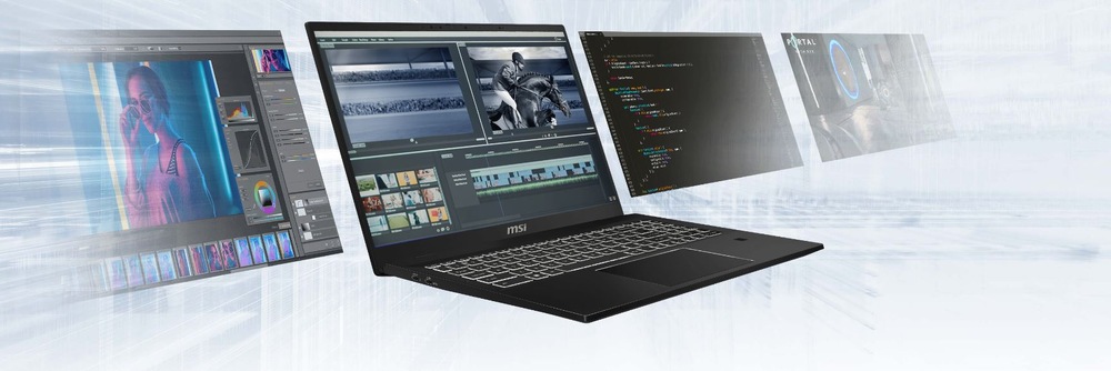 Notebook MSI Summit E16 AI Studio A1VFTG-022CZ černý MSI Summit E16 AI Studio A1V