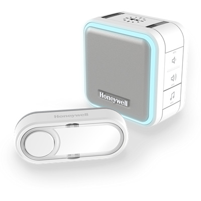 Zvonek bezdrátový Honeywell DC515E, na baterie, 150m bílý