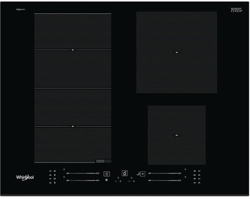 Indukční varná deska Whirlpool WF S9365 BF/IXL černá