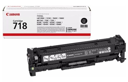 Toner Canon CRG-718Bk, 3400 stran černý
