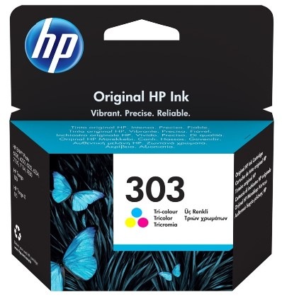 Inkoustová náplň HP 303, 165 stran vícebarevná