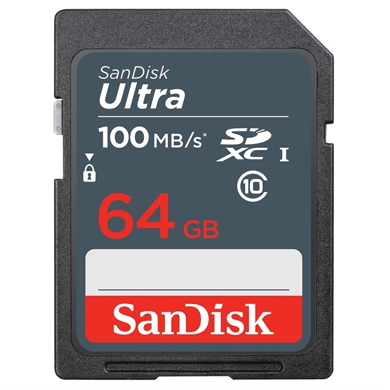 Paměťová karta SANDISK SDXC Ultra 64GB UHS-I U1 (100R/20W)