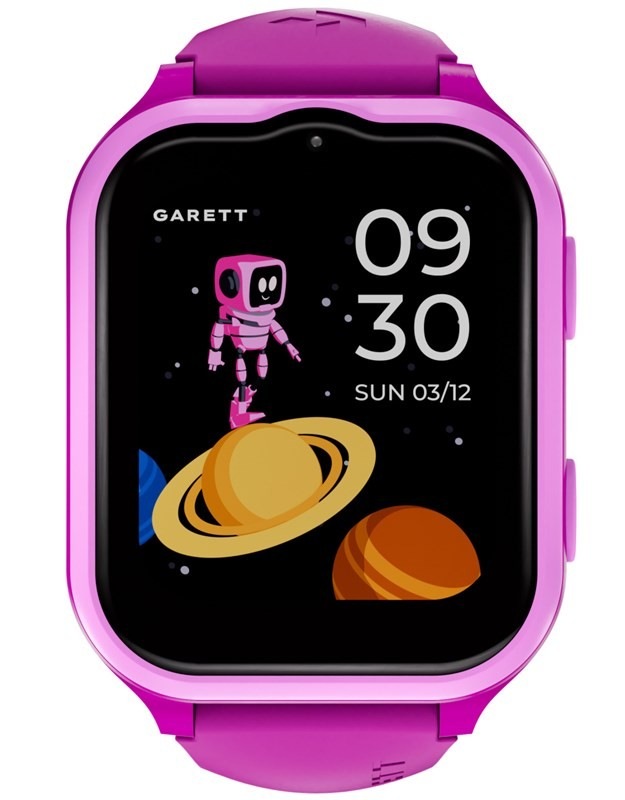 Chytré hodinky Garett Kids eSIM 4G růžové