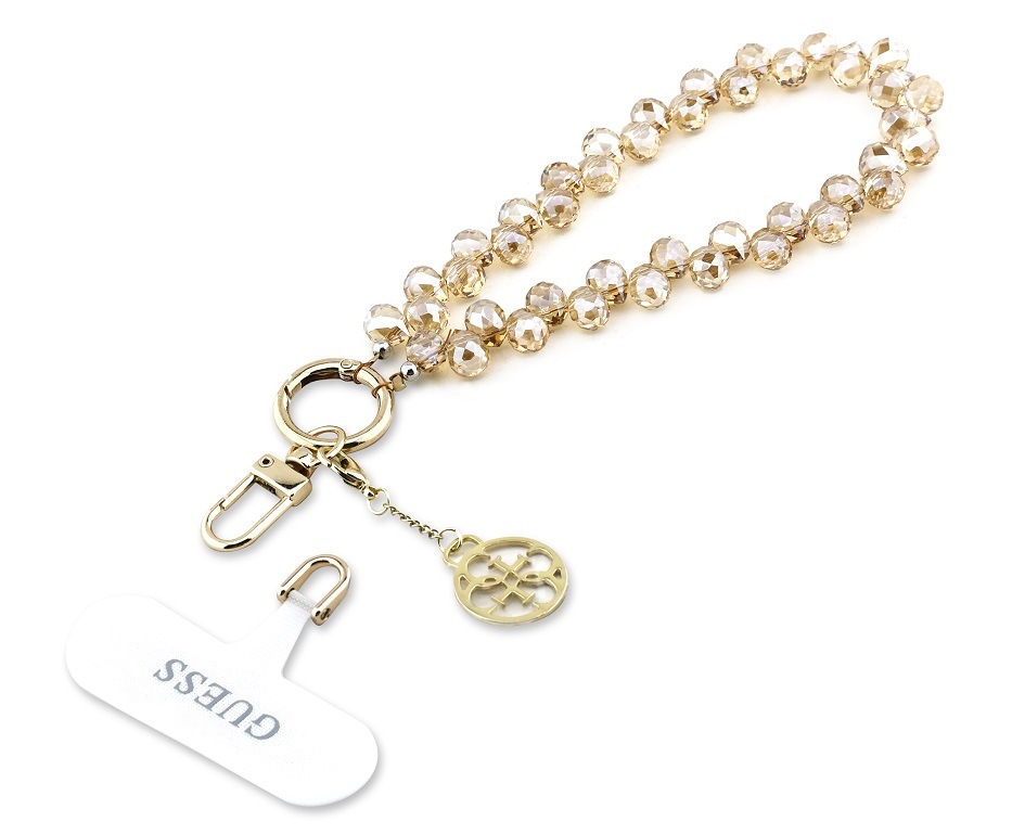 Poutko Guess Crystals 4G Charm - zlaté