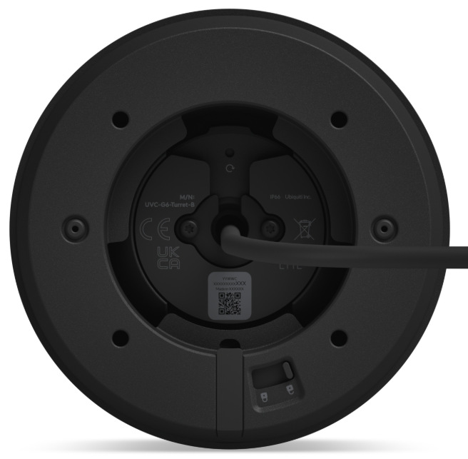 IP kamera Ubiquiti UniFi Protect G6 Turret, 4K - černá