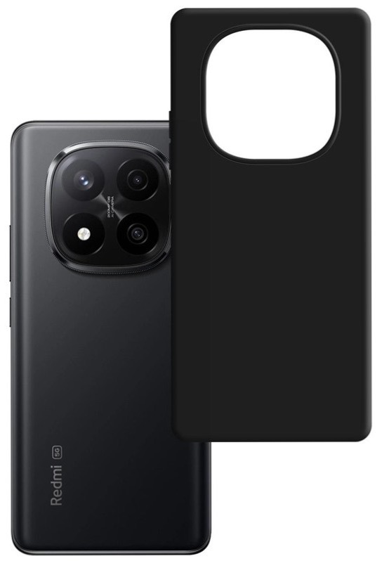 Kryt na mobil 3mk na Xiaomi Redmi Note 15, černá barva